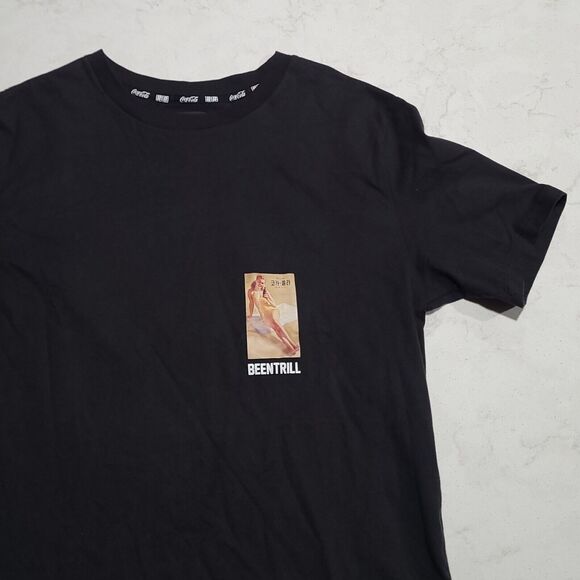 Coca Cola Official x #BeenTrill# Graphic LOGO T-shirt SMALL EUC - Picture 1 of 12